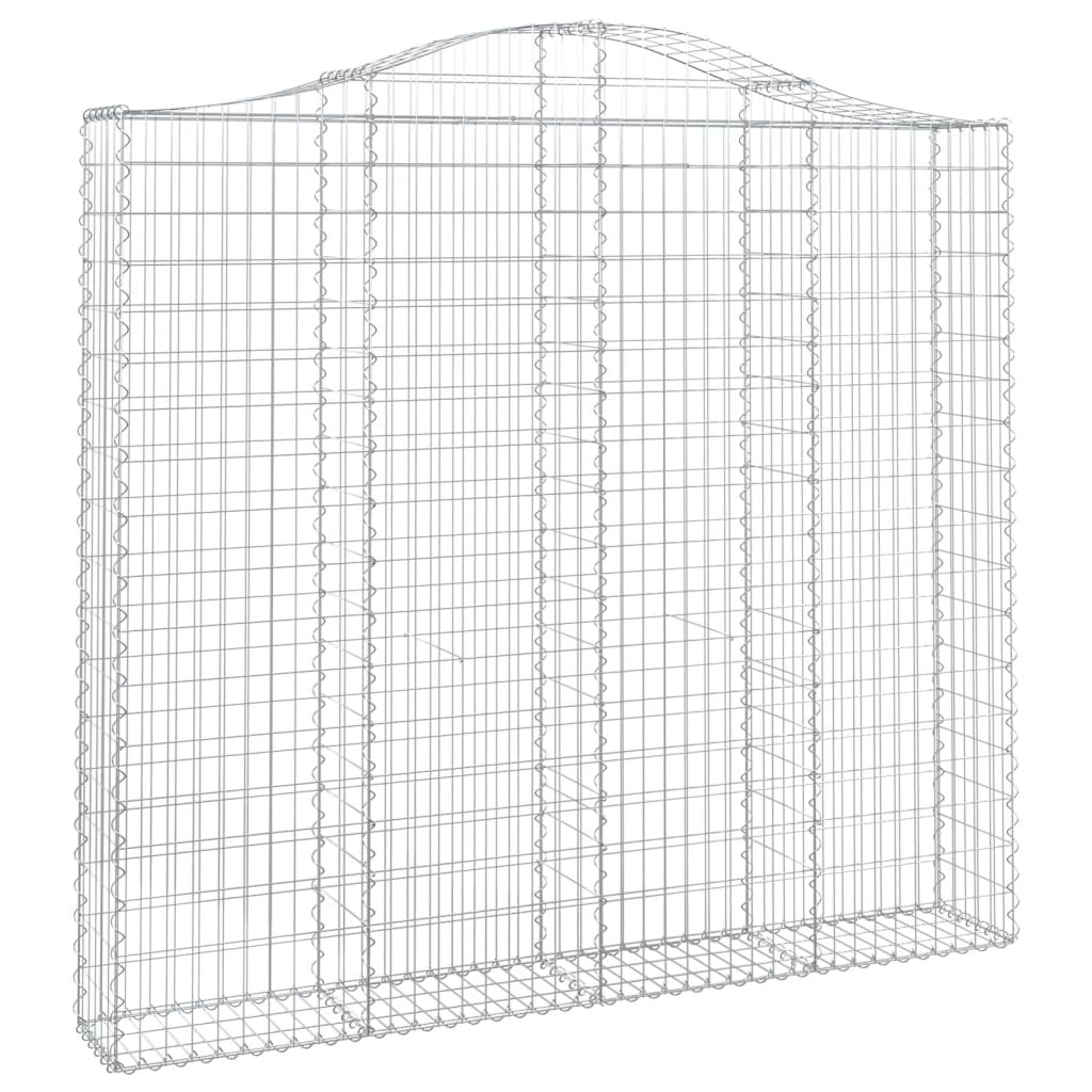 Kaarevat kivikorit 5 kpl 200x30x180/200 cm galvanoitu rauta - Sisustajankoti.fi