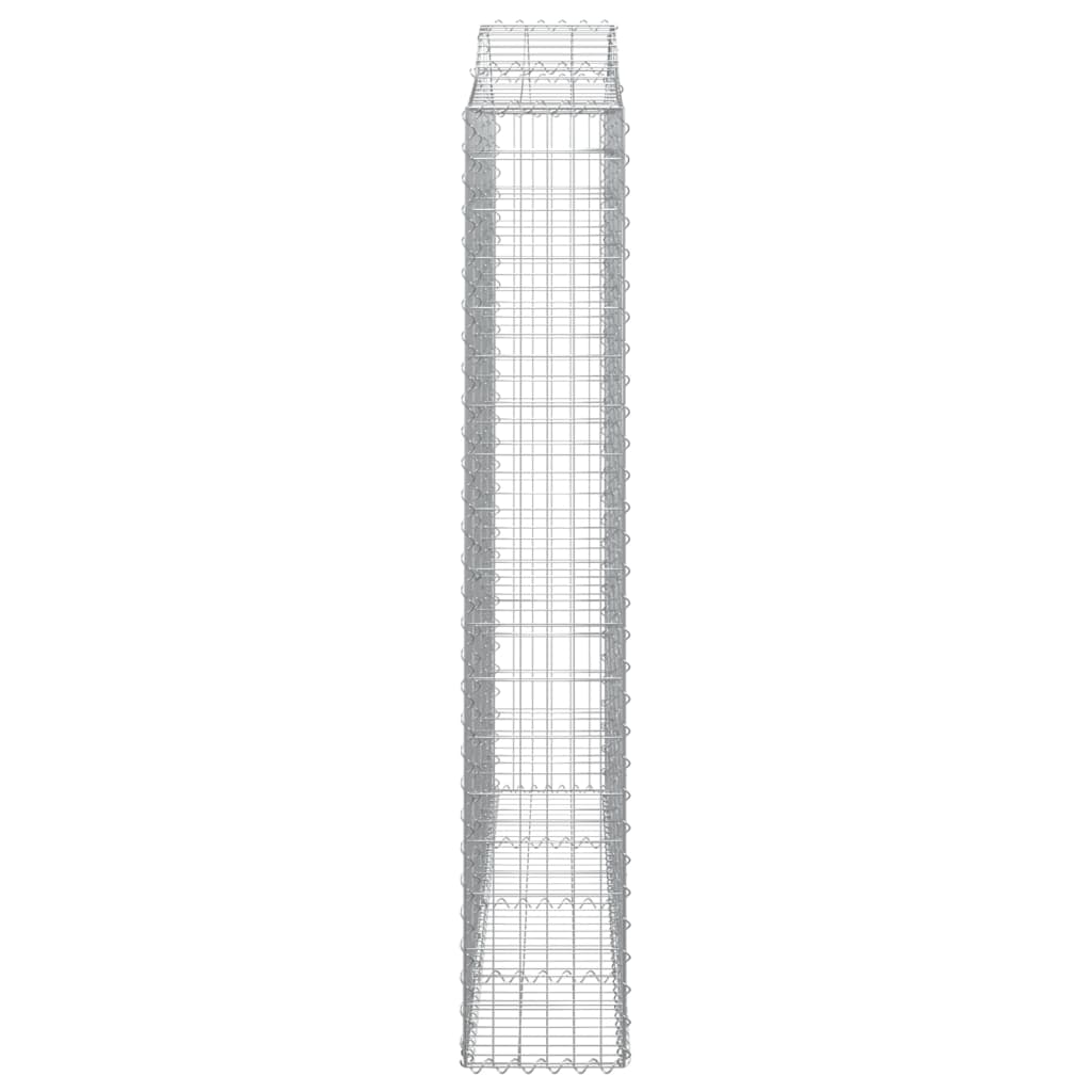 Kaarevat kivikorit 5 kpl 200x30x180/200 cm galvanoitu rauta - Sisustajankoti.fi