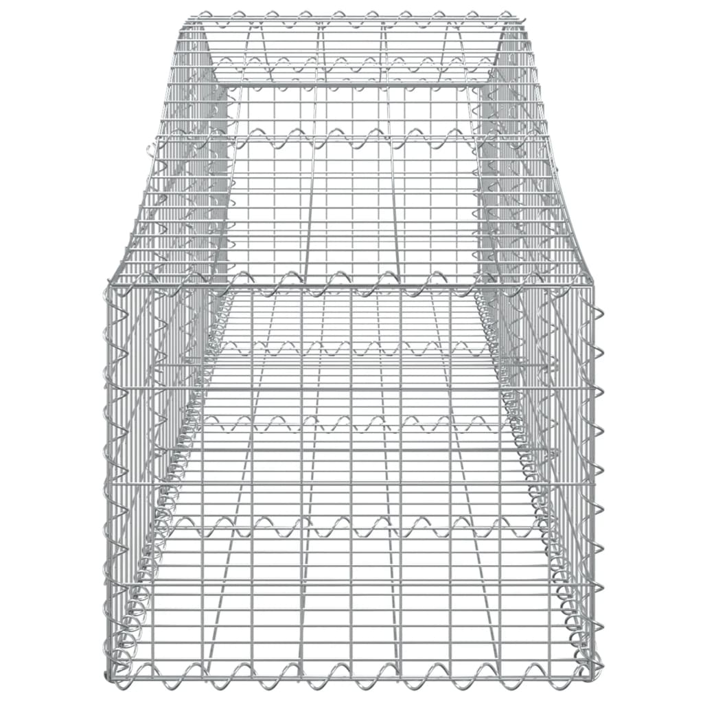 Kaarevat kivikorit 25 kpl 200x50x40/60 cm galvanoitu rauta - Sisustajankoti.fi