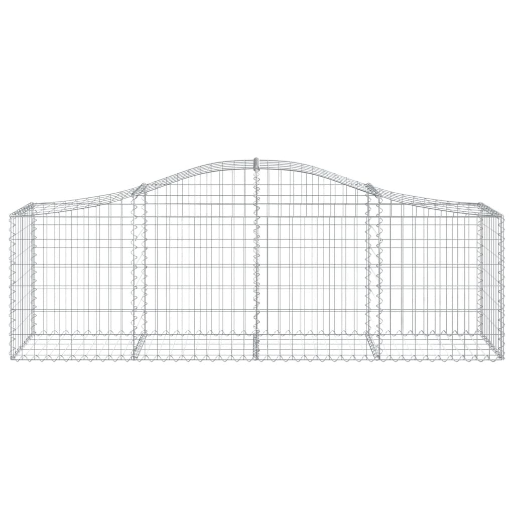 Kaarevat kivikorit 12 kpl 200x50x60/80 cm galvanoitu rauta - Sisustajankoti.fi