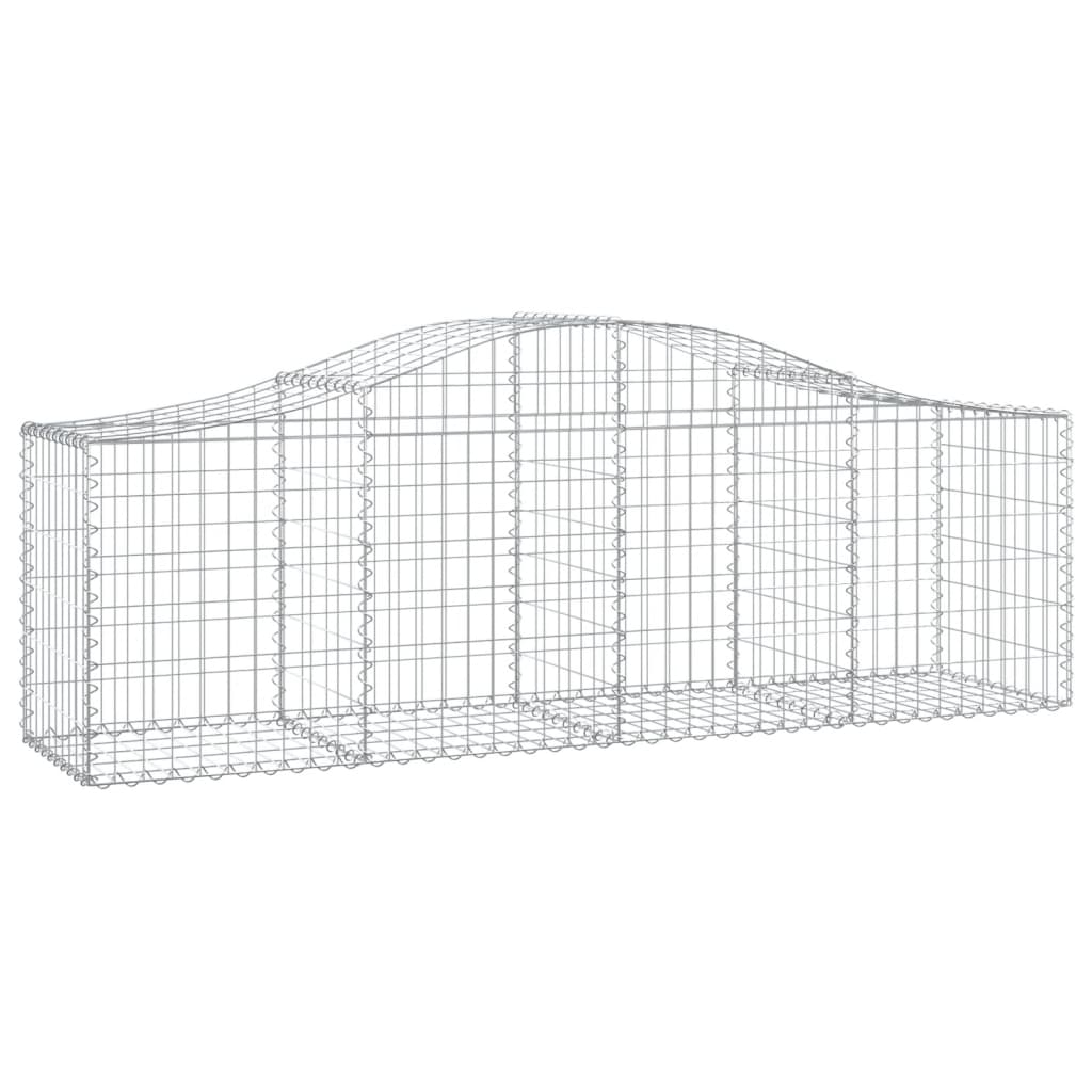 Kaarevat kivikorit 20 kpl 200x50x60/80 cm galvanoitu rauta - Sisustajankoti.fi