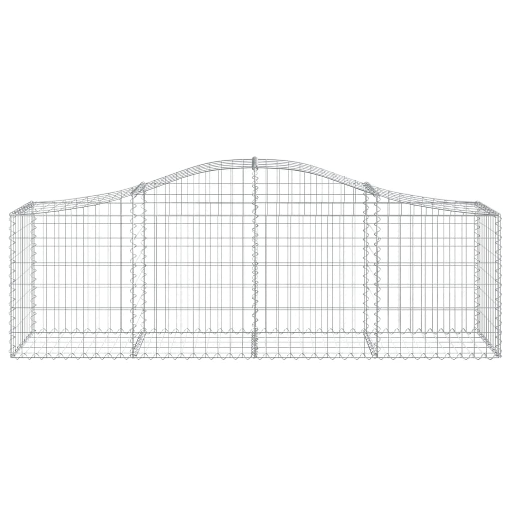 Kaarevat kivikorit 20 kpl 200x50x60/80 cm galvanoitu rauta - Sisustajankoti.fi