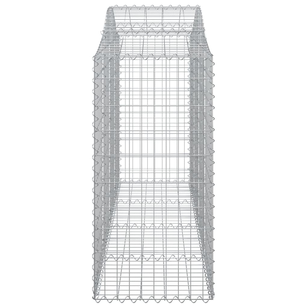 Kaarevat kivikorit 7 kpl 200x50x100/120 cm galvanoitu rauta - Sisustajankoti.fi
