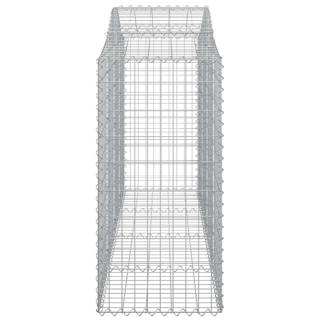 Kaarevat kivikorit 8 kpl 200x50x120/140 cm galvanoitu rauta - Sisustajankoti.fi