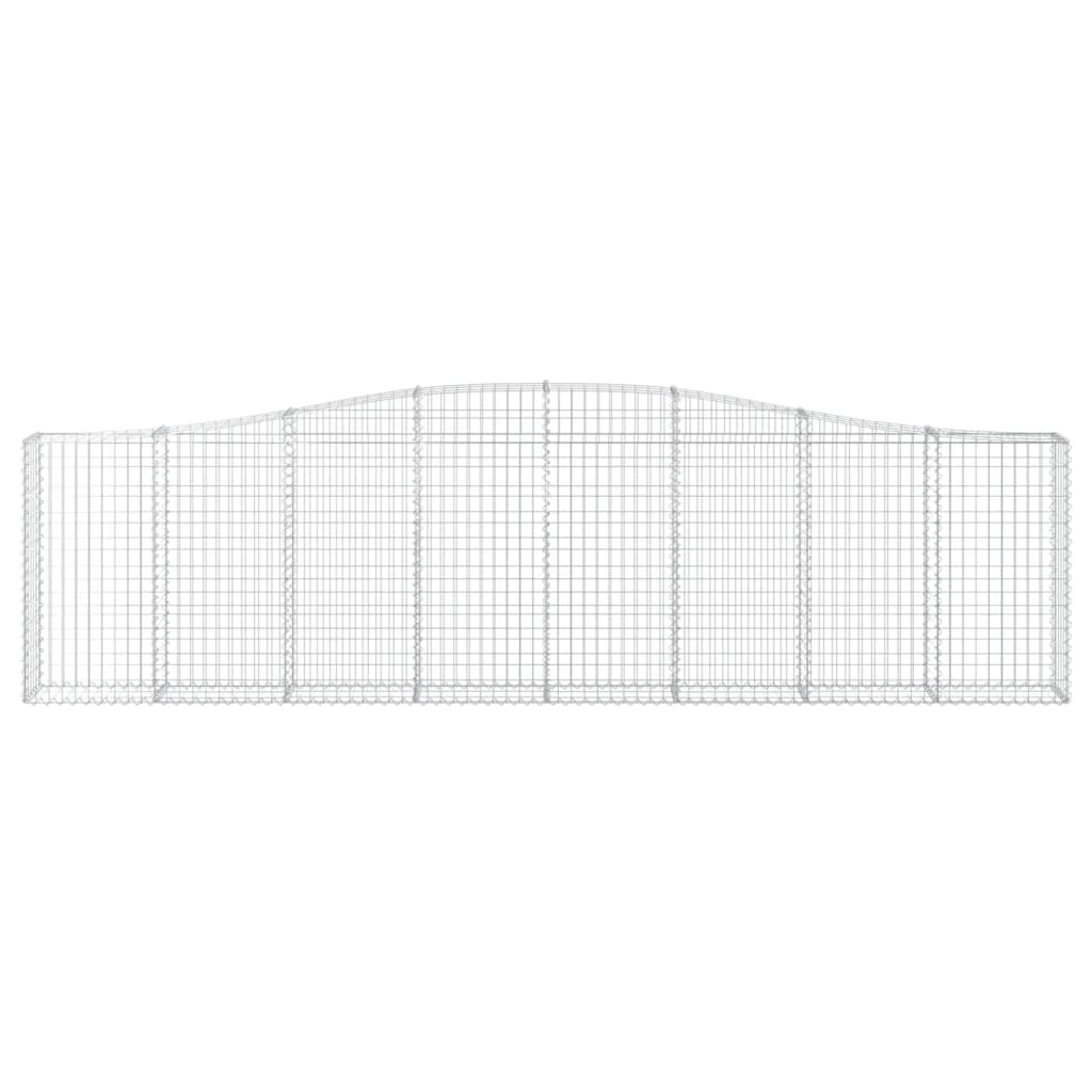 Kaarevat kivikorit 20 kpl 400x30x100/120 cm galvanoitu rauta - Sisustajankoti.fi