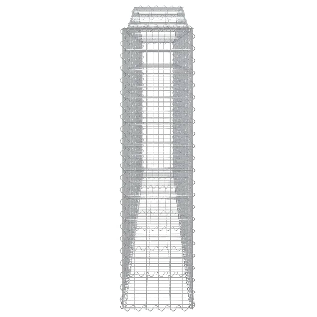 Kaarevat kivikorit 9 kpl 400x30x120/140 cm galvanoitu rauta - Sisustajankoti.fi