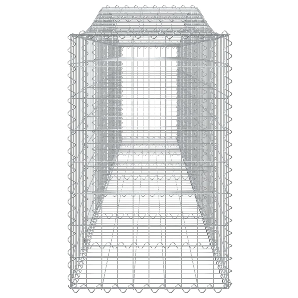 Kaarevat kivikorit 5 kpl 400x50x80/100 cm galvanoitu rauta - Sisustajankoti.fi