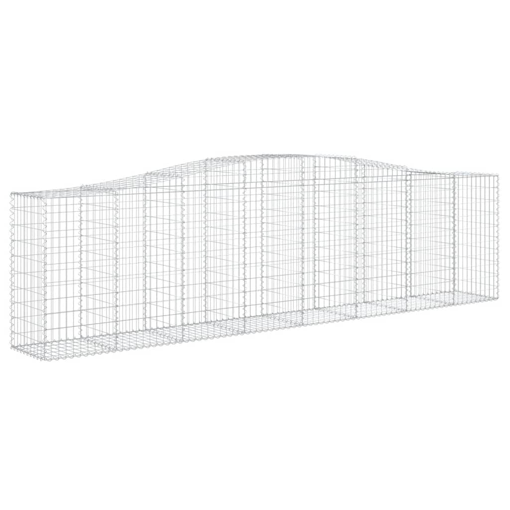 Kaarevat kivikorit 3 kpl 400x50x100/120 cm galvanoitu rauta - Sisustajankoti.fi