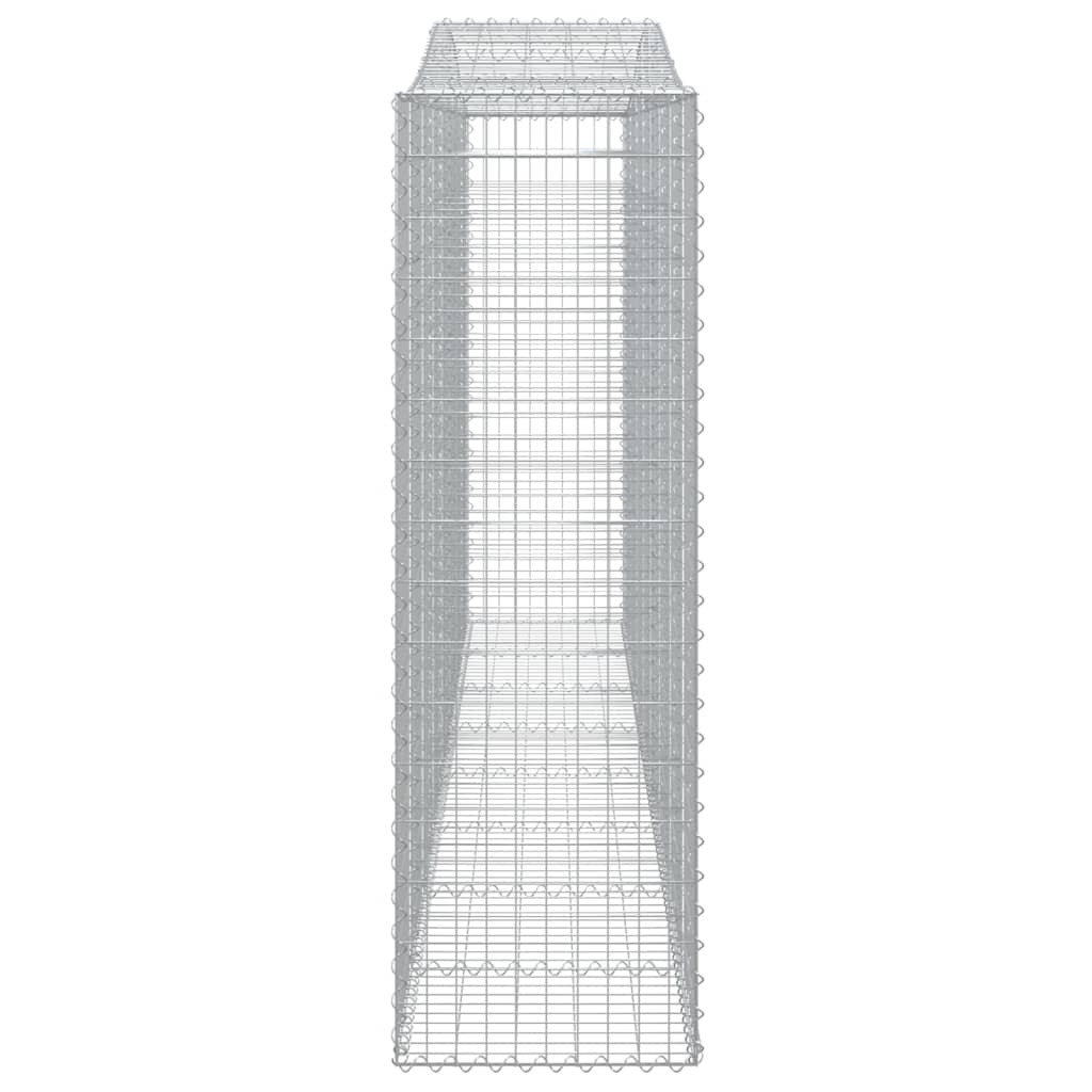 Kaarevat kivikorit 8 kpl 400x50x160/180 cm galvanoitu rauta - Sisustajankoti.fi