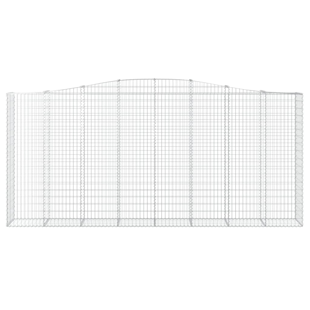 Kaarevat kivikorit 10 kpl 400x50x180/200 cm galvanoitu rauta - Sisustajankoti.fi