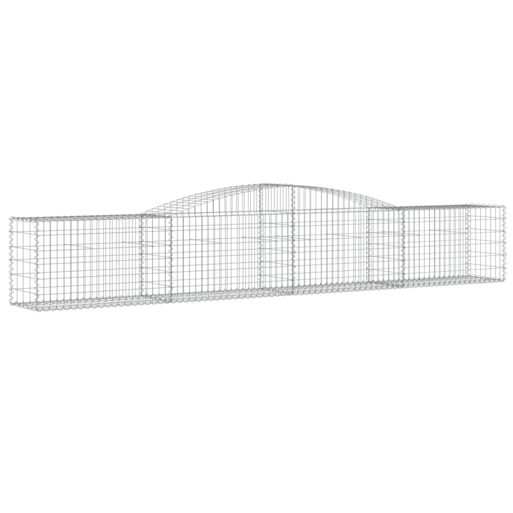 Kaarevat kivikorit 20 kpl 400x50x60/80 cm galvanoitu rauta - Sisustajankoti.fi