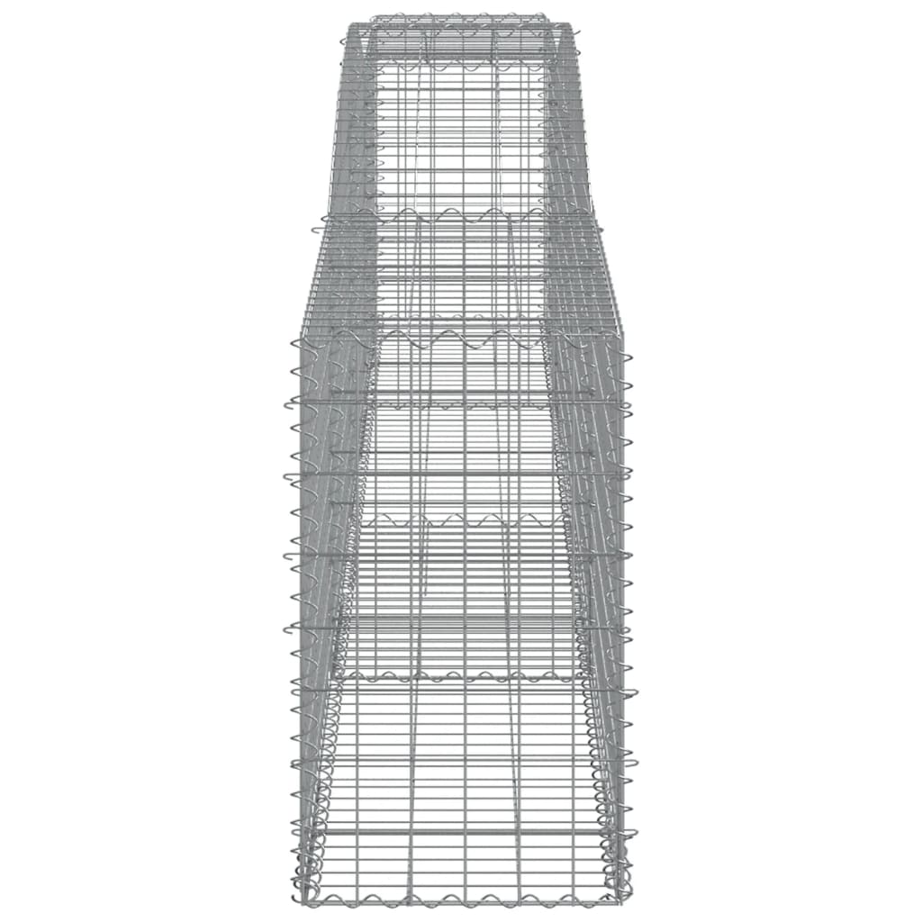 Kaarevat kivikorit 5 kpl 400x50x80/100 cm galvanoitu rauta - Sisustajankoti.fi