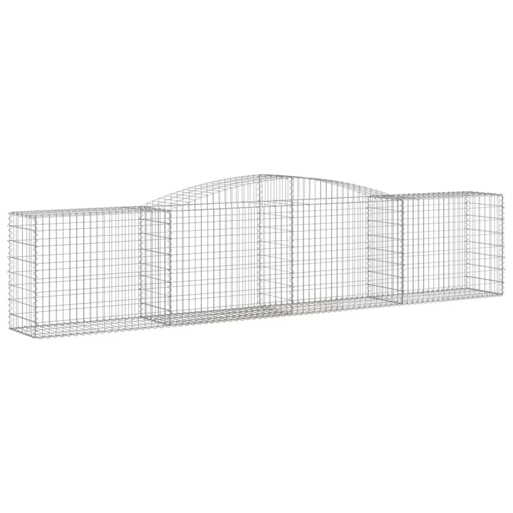 Kaarevat kivikorit 15 kpl 400x50x80/100 cm galvanoitu rauta - Sisustajankoti.fi