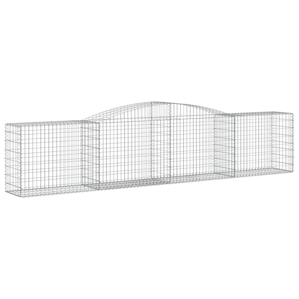 Kaarevat kivikorit 20 kpl 400x50x80/100 cm galvanoitu rauta - Sisustajankoti.fi