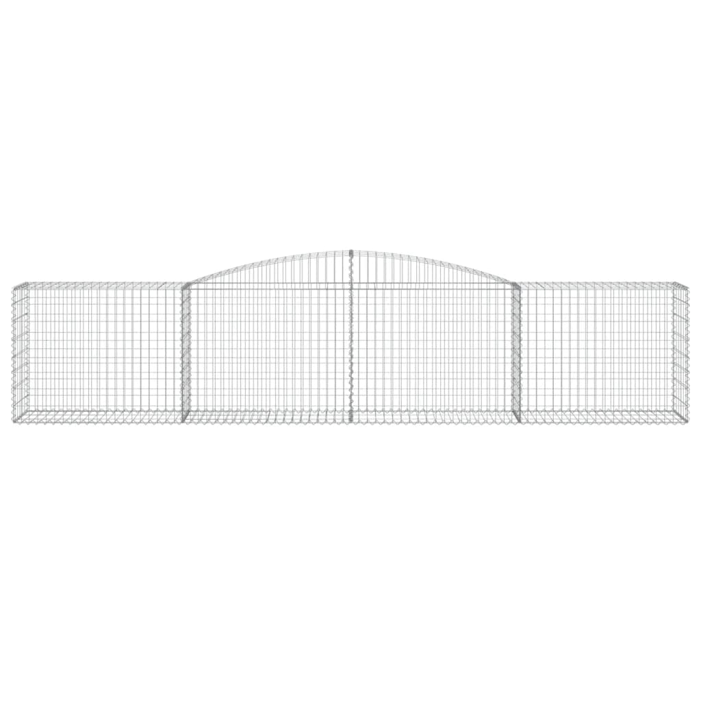 Kaarevat kivikorit 20 kpl 400x50x80/100 cm galvanoitu rauta - Sisustajankoti.fi