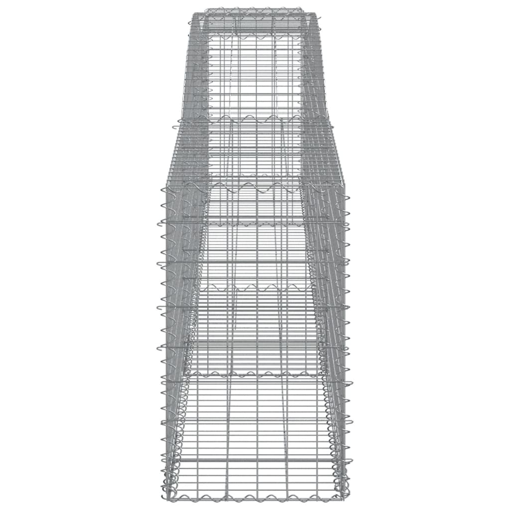 Kaarevat kivikorit 20 kpl 400x50x80/100 cm galvanoitu rauta - Sisustajankoti.fi
