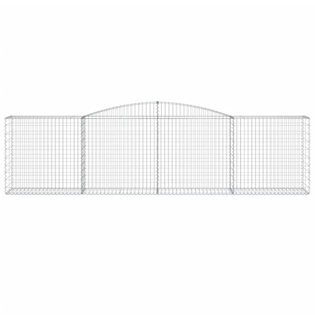 Kaarevat kivikorit 3 kpl 400x50x100/120 cm galvanoitu rauta - Sisustajankoti.fi