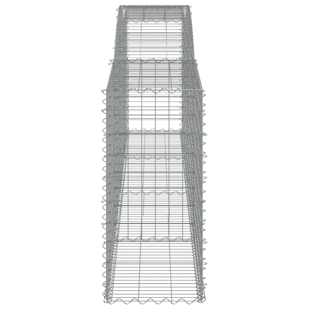 Kaarevat kivikorit 20 kpl 400x50x100/120 cm galvanoitu rauta - Sisustajankoti.fi