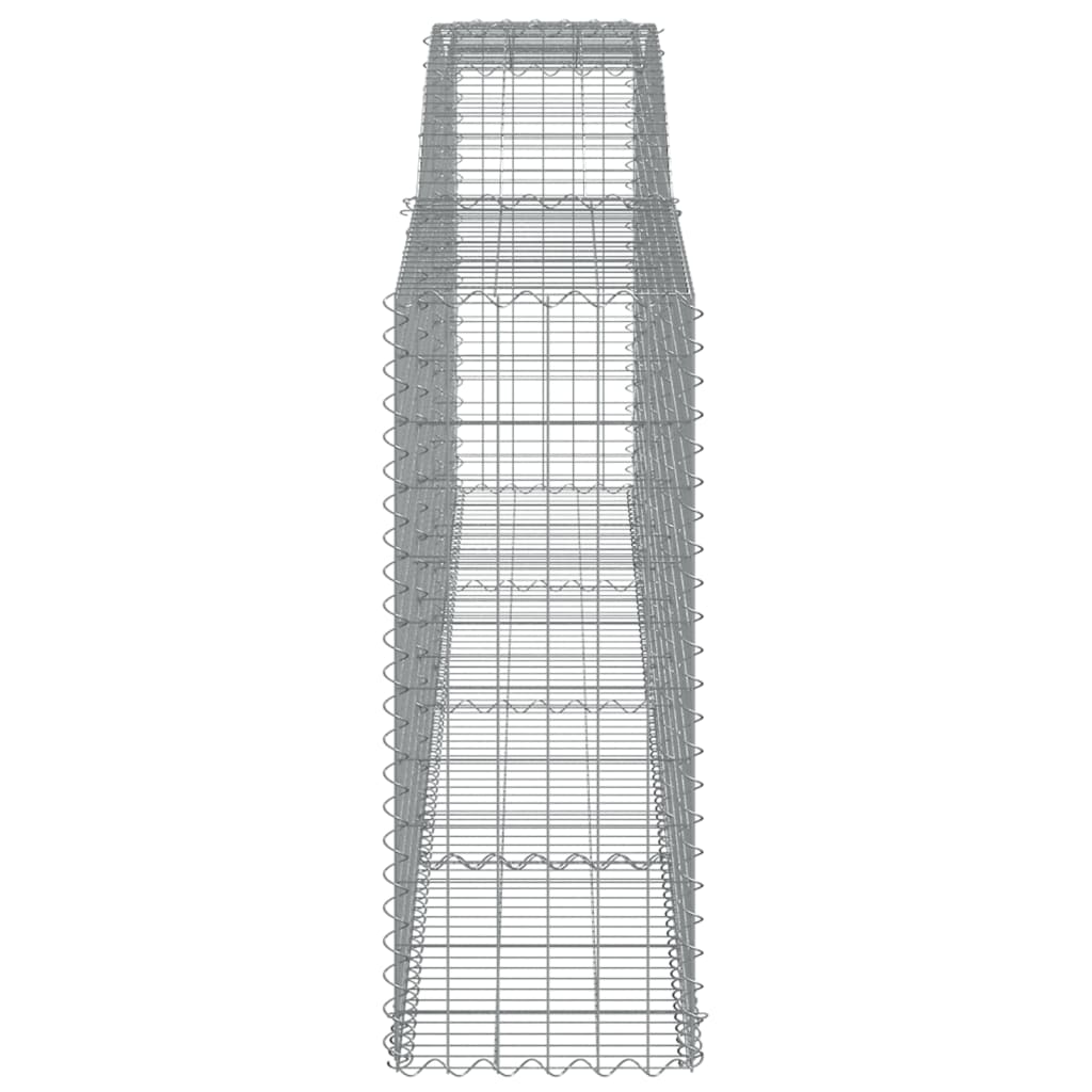 Kaarevat kivikorit 3 kpl 400x50x120/140 cm galvanoitu rauta - Sisustajankoti.fi