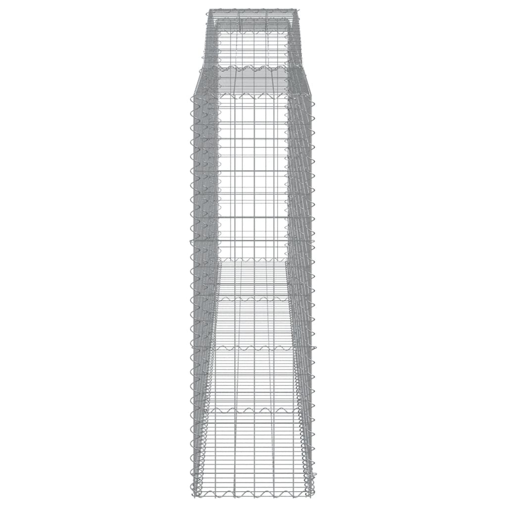 Kaarevat kivikorit 10 kpl 400x50x160/180 cm galvanoitu rauta - Sisustajankoti.fi