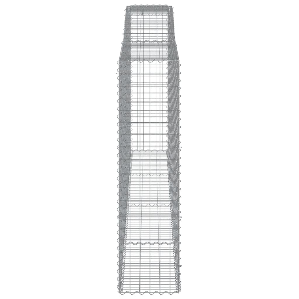 Kaarevat kivikorit 9 kpl 400x50x180/200 cm galvanoitu rauta - Sisustajankoti.fi