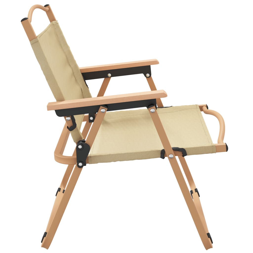 Retkituolit 2 kpl beige 54x43x59 cm Oxford kangas - Sisustajankoti.fi