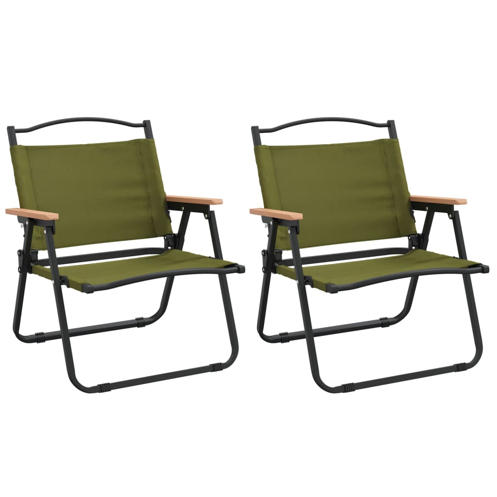 Retkituolit 2 kpl vihreä 54x43x59 cm Oxford kangas - Sisustajankoti.fi