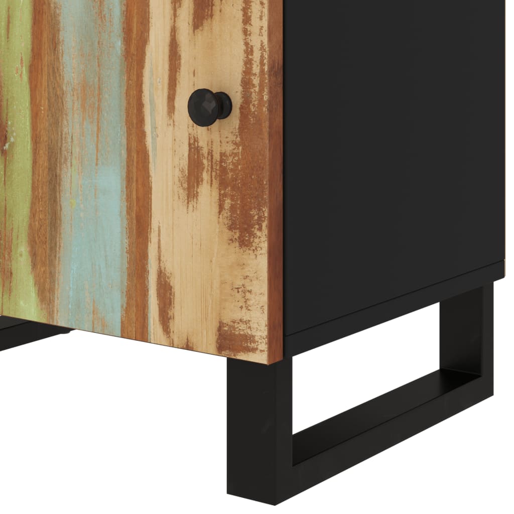 Yöpöytä 50x33x60 cm kierrätetty täyspuu ja tekninen puu - Sisustajankoti.fi