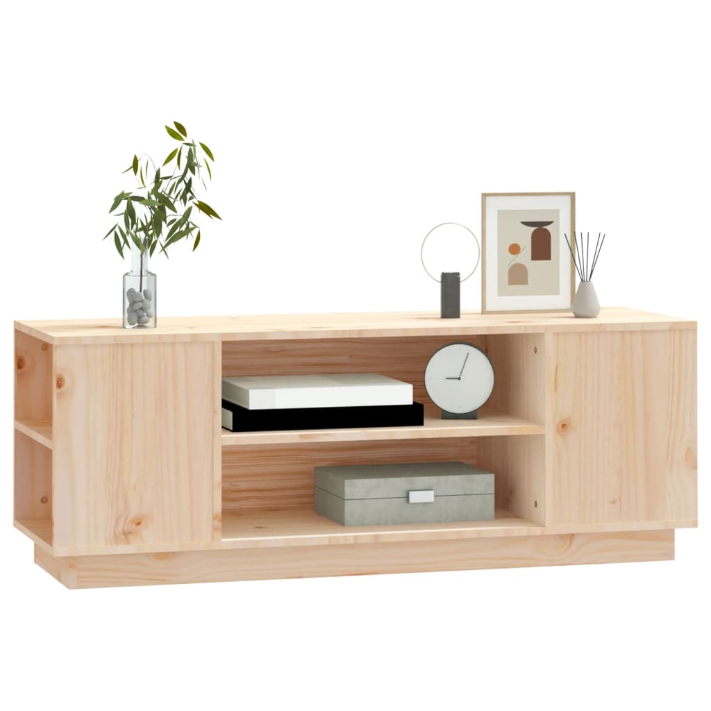 TV-taso 110x35x40,5 cm täysi mänty - Sisustajankoti.fi