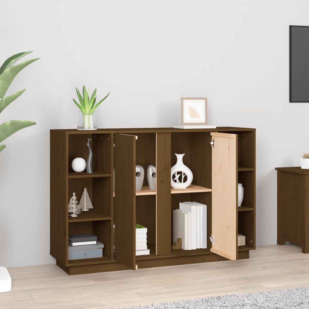 Senkki hunajanruskea 120x35x80 cm täysi mänty - Sisustajankoti.fi