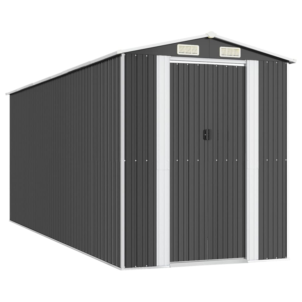 Puutarhavaja antrasiitti 192x523x223 cm galvanoitu teräs - Sisustajankoti.fi