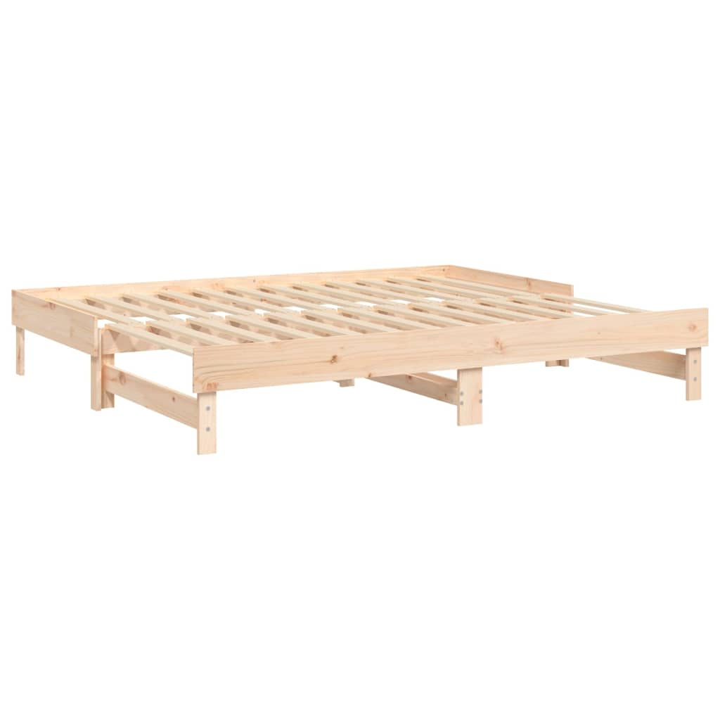 Sohvasänky ulosvedettävä 2x (100x200) cm täysi mänty - Sisustajankoti.fi