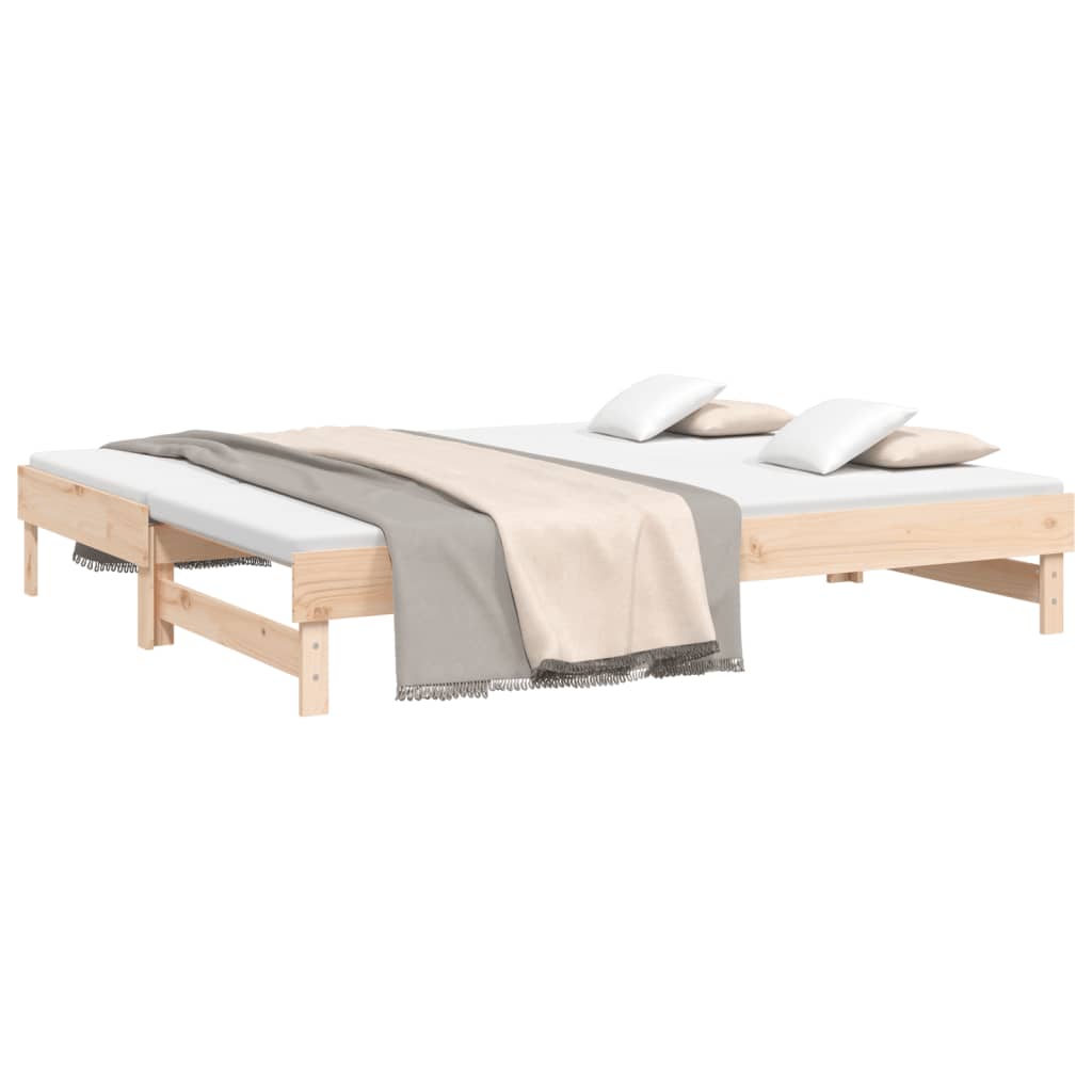 Sohvasänky ulosvedettävä 2x (80x200) cm täysi mänty - Sisustajankoti.fi