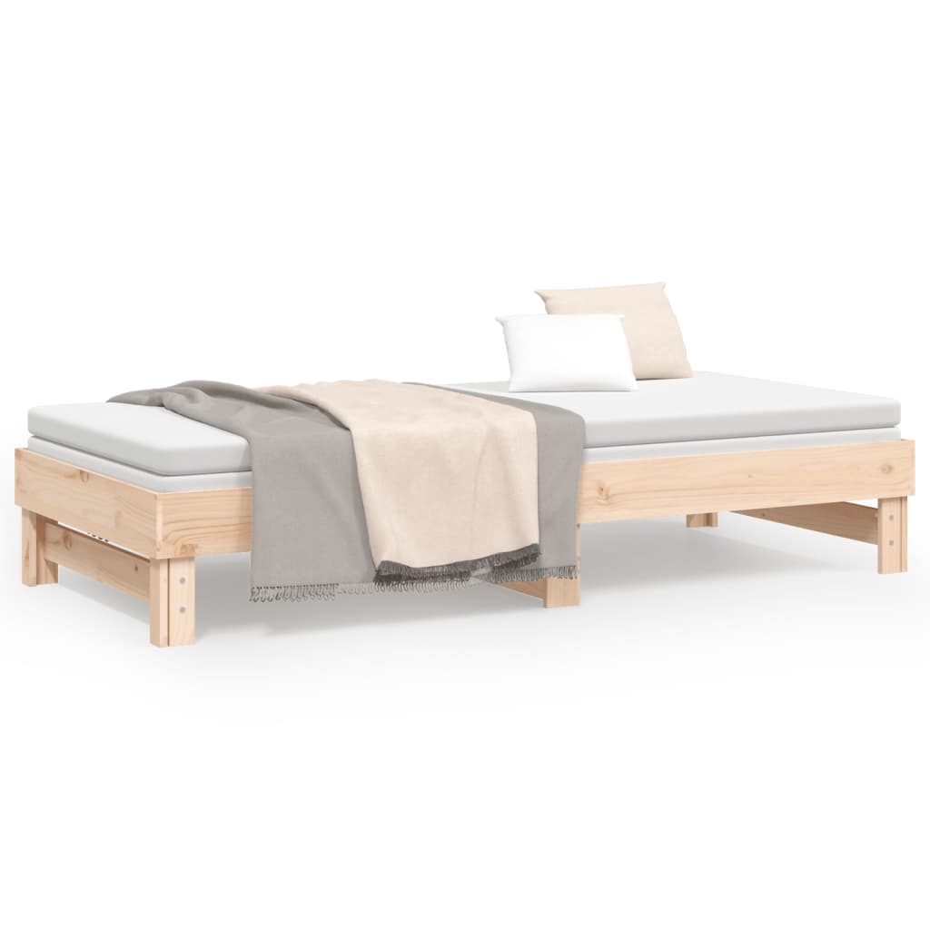 Sohvasänky ulosvedettävä 2x (80x200) cm täysi mänty - Sisustajankoti.fi