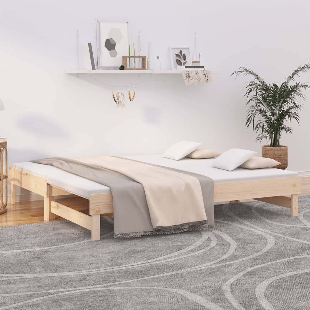 Sohvasänky ulosvedettävä 2x (90x190) cm täysi mänty - Sisustajankoti.fi