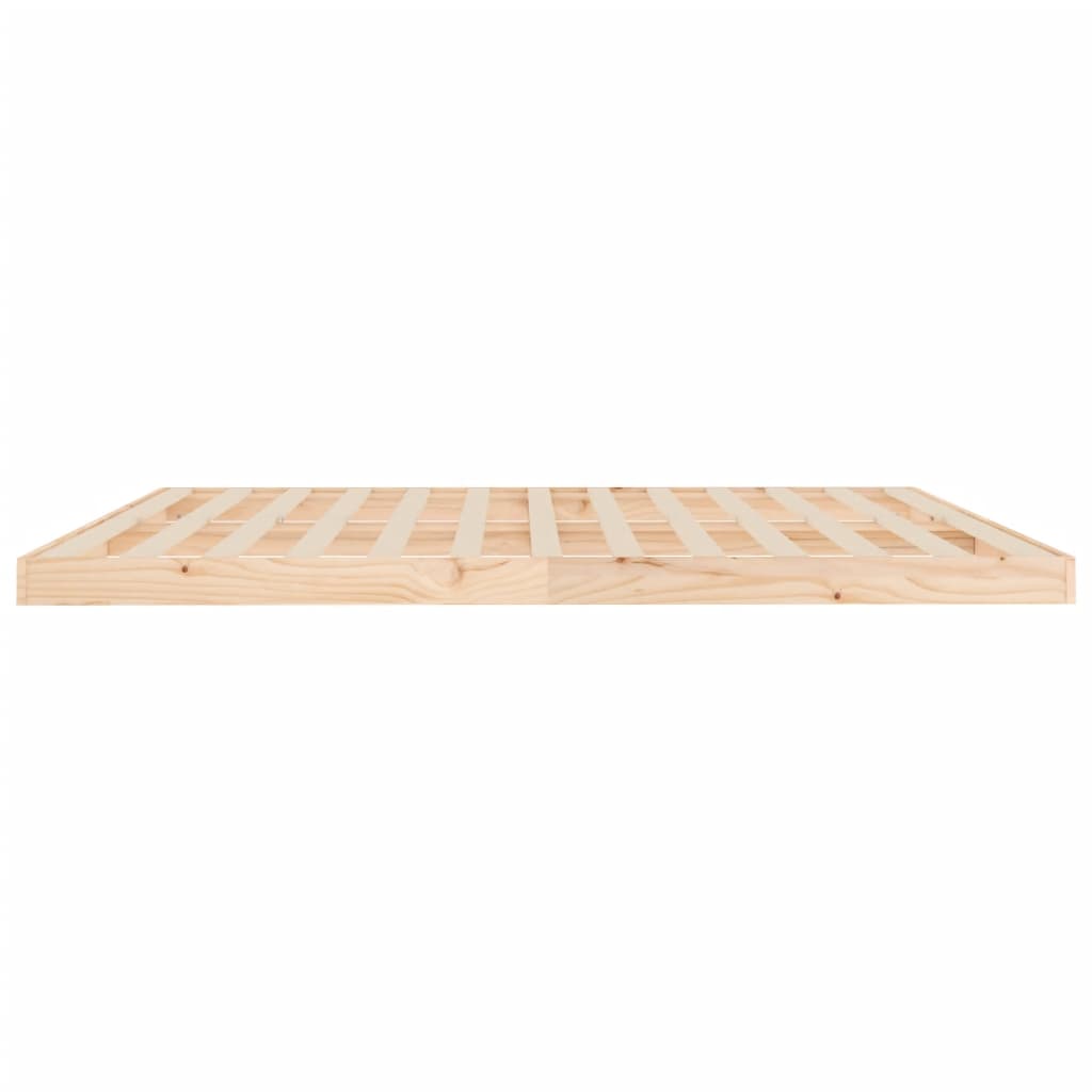 Sängynrunko 200x200 cm täysi mänty - Sisustajankoti.fi