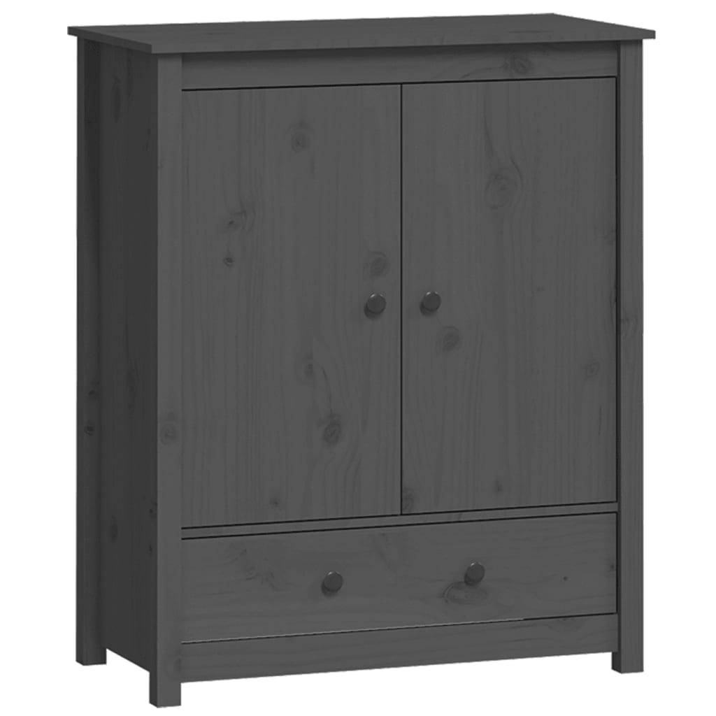 Kaappi harmaa 83x41,5x100 cm täysi mänty - Sisustajankoti.fi
