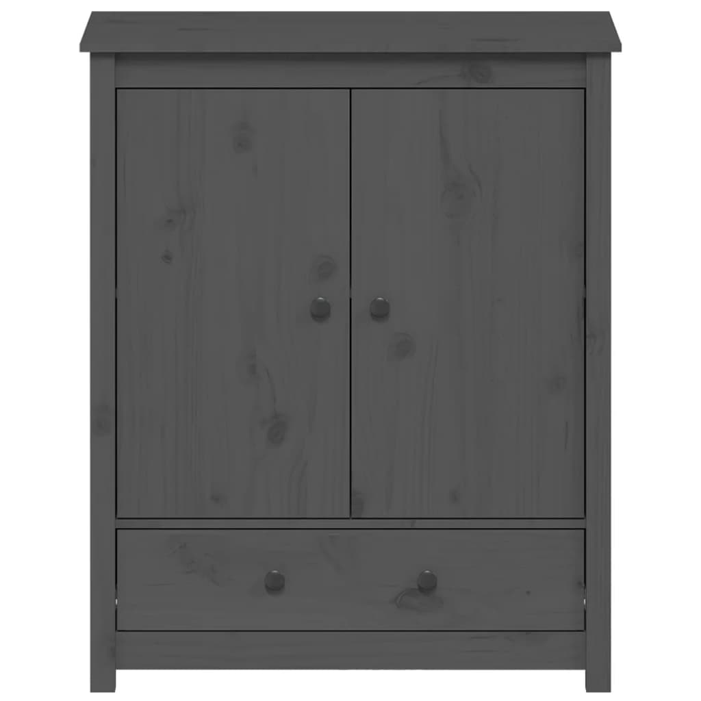 Kaappi harmaa 83x41,5x100 cm täysi mänty - Sisustajankoti.fi