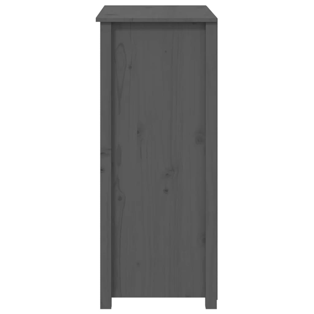Kaappi harmaa 83x41,5x100 cm täysi mänty - Sisustajankoti.fi