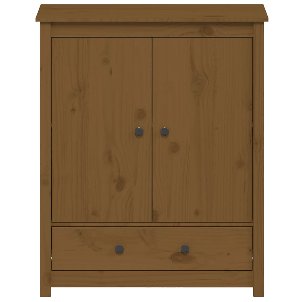 Kaappi hunajanruskea 83x41,5x100 cm täysi mänty - Sisustajankoti.fi