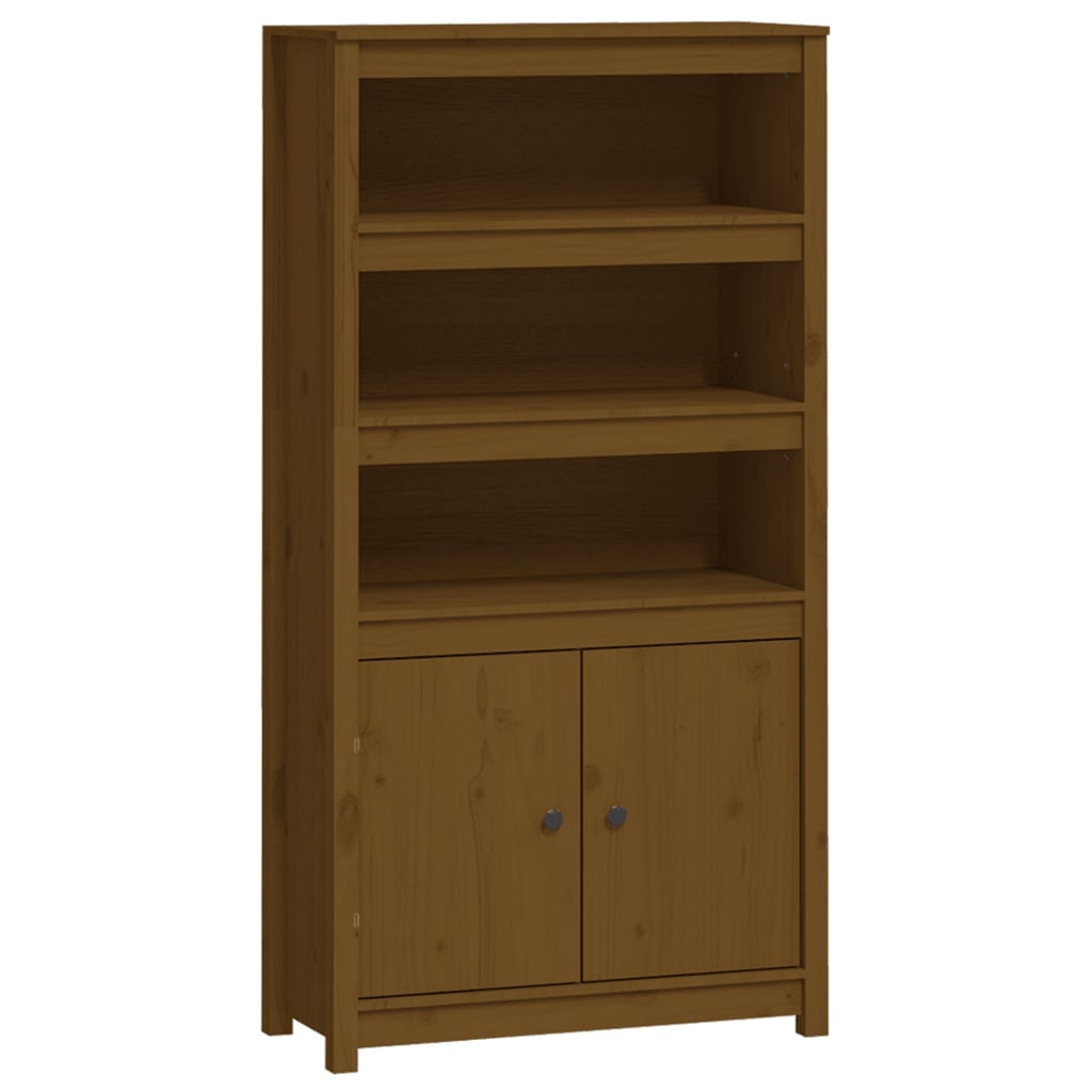 Kaappi hunajanruskea 80x35x154 cm täysi mänty - Sisustajankoti.fi