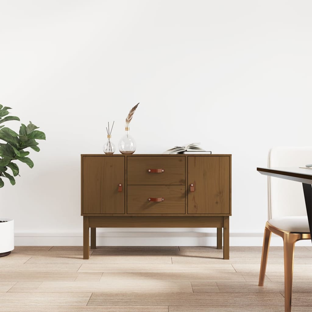 Senkki hunajanruskea 110x40x78 cm täysi mänty - Sisustajankoti.fi