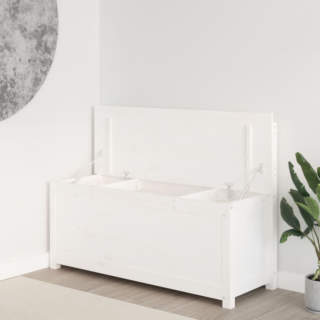 Penkki valkoinen 110x41x76,5 cm täysi mänty - Sisustajankoti.fi