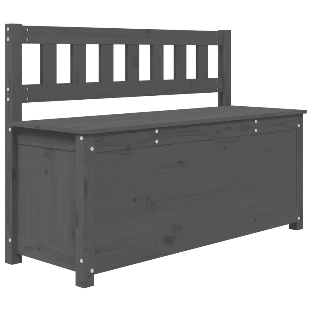 Penkki harmaa 110x41x76,5 cm täysi mänty - Sisustajankoti.fi