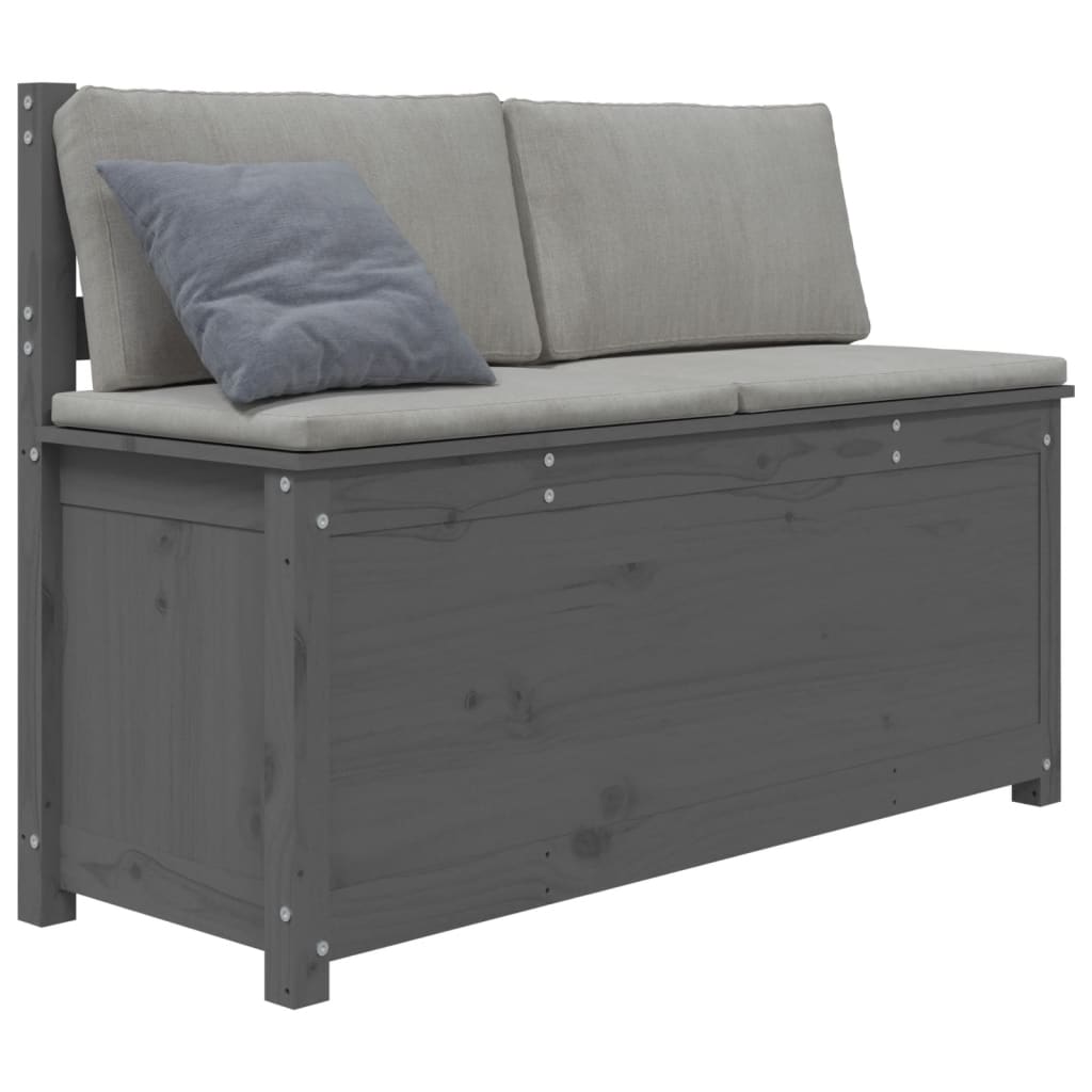 Penkki harmaa 110x41x76,5 cm täysi mänty - Sisustajankoti.fi