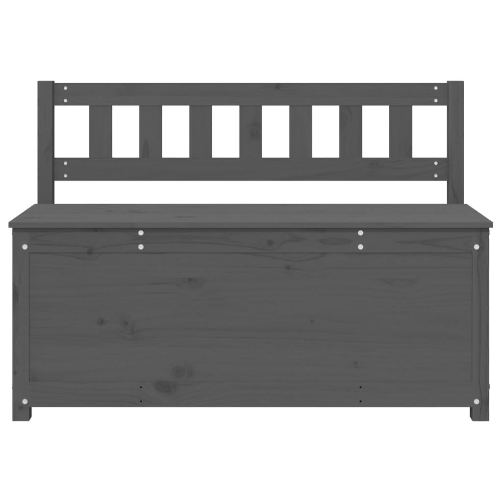 Penkki harmaa 110x41x76,5 cm täysi mänty - Sisustajankoti.fi