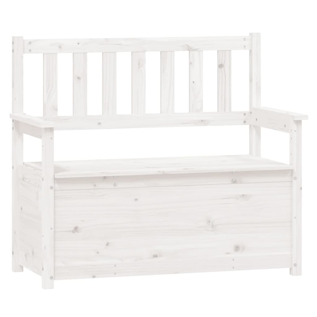 Penkki valkoinen 112,5x51,5x96,5 cm täysi mänty - Sisustajankoti.fi