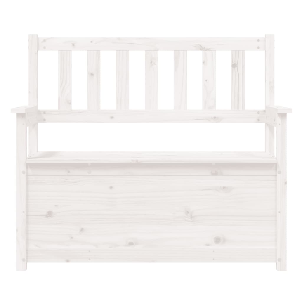 Penkki valkoinen 112,5x51,5x96,5 cm täysi mänty - Sisustajankoti.fi