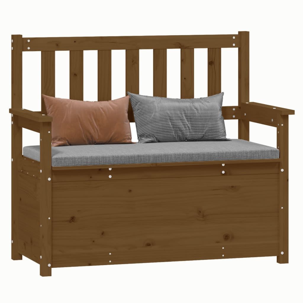 Penkki hunajanruskea 112,5x51,5x96,5 cm täysi mänty - Sisustajankoti.fi