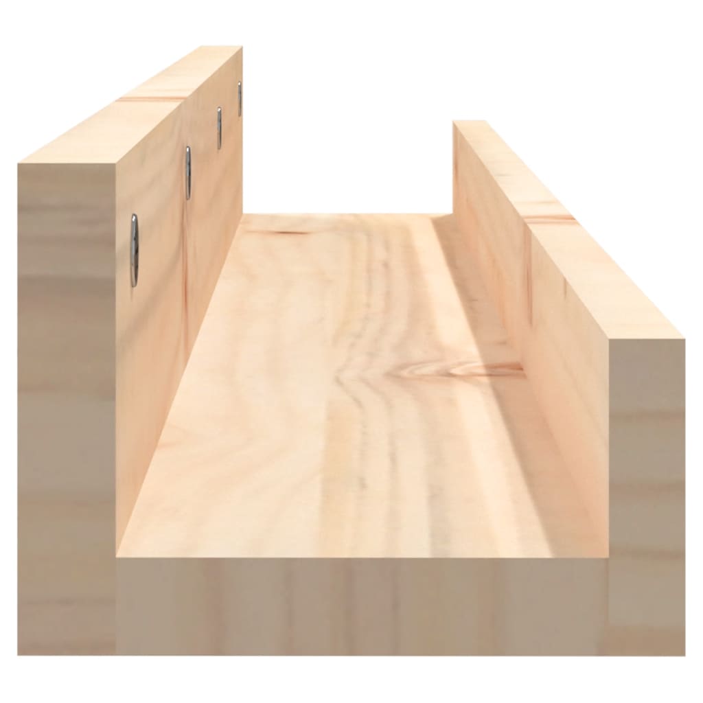 Seinähyllyt 2 kpl 80x12x9 cm täysi mänty - Sisustajankoti.fi